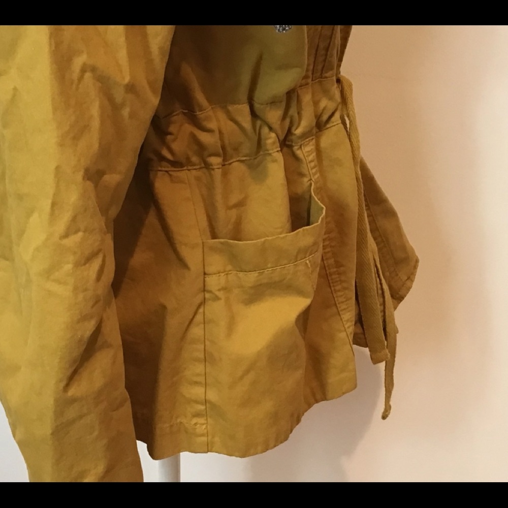 2SABLE MILITARY ANORAK MUSTARD HOODIE JACKET LG - Picture 7 of 15